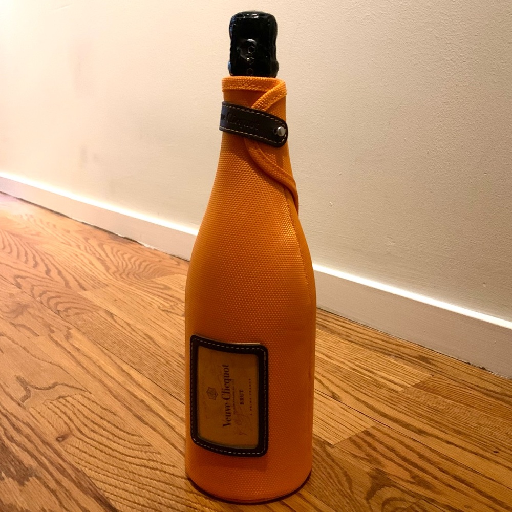 Limited edition Veuve Clicquot insulated champagne bottle sleeve.